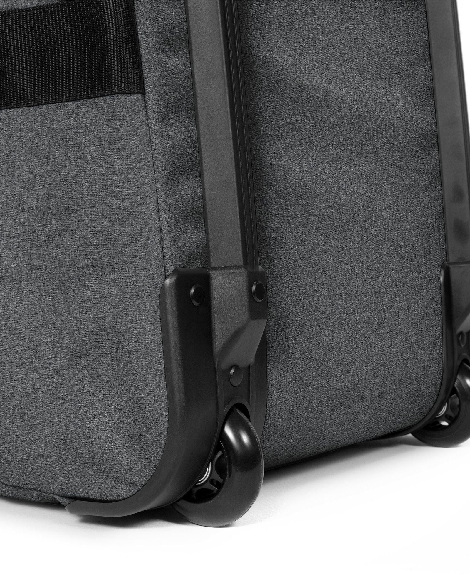 Eastpak Warehouse + Black Denim Large Duffle Wheeled Bag - EK00030E77H1