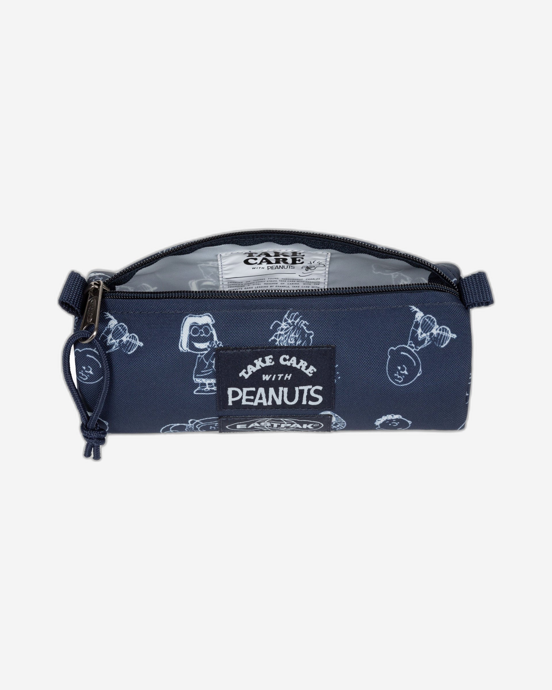 Eastpak Benchmark Single Peanuts Navy Small Pencil Case - EK0003727O01