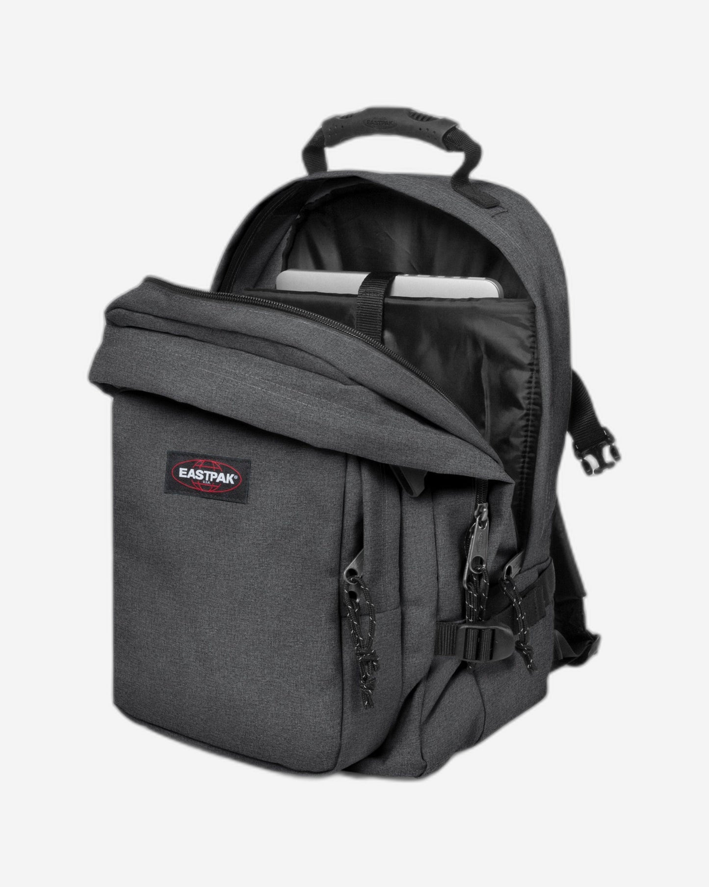 Eastpak Provider Black Denim Large Laptop Backpack
