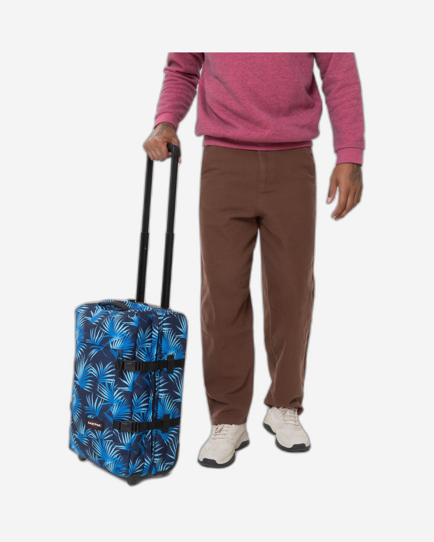 Eastpak Tranverz S Brize Navy Grade Cabin Sized Wheeled Luggage