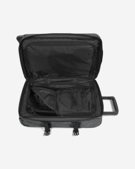Eastpak Tranverz S Black Denim Cabin Sized Wheeled Luggage - EK00061L77H
