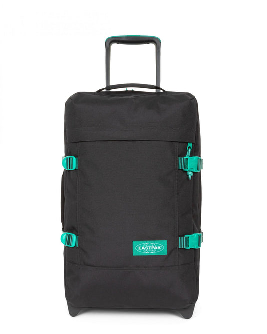 Eastpak Tranverz S Kontrast Stripe Black Cabin Sized Wheeled Luggage - EK00061L9J41