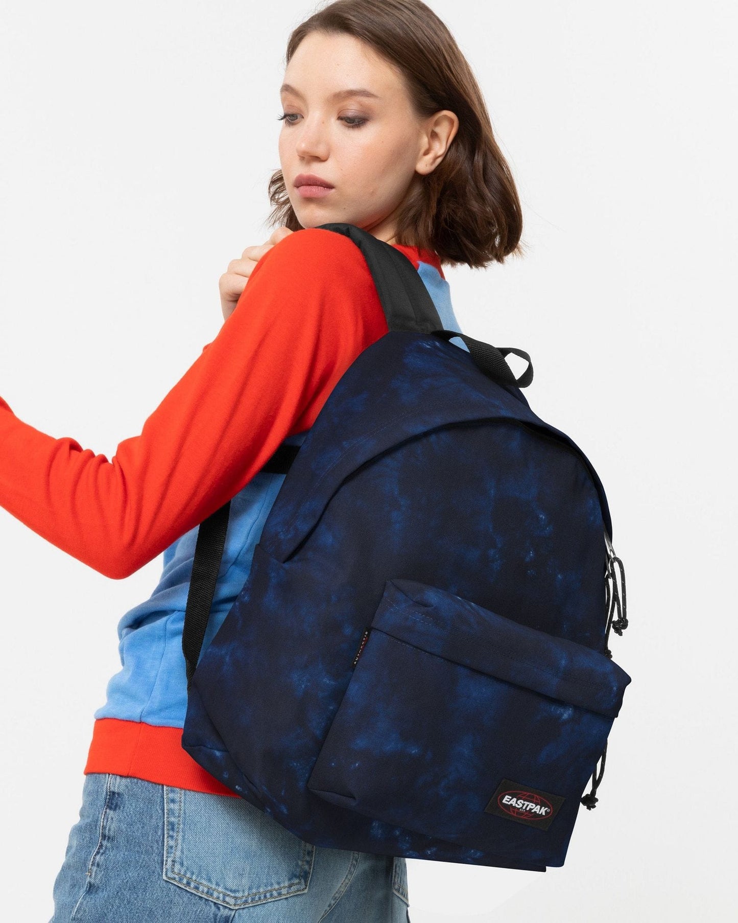 Eastpak Padded Pak'R Camo Dye Navy Medium Backpack