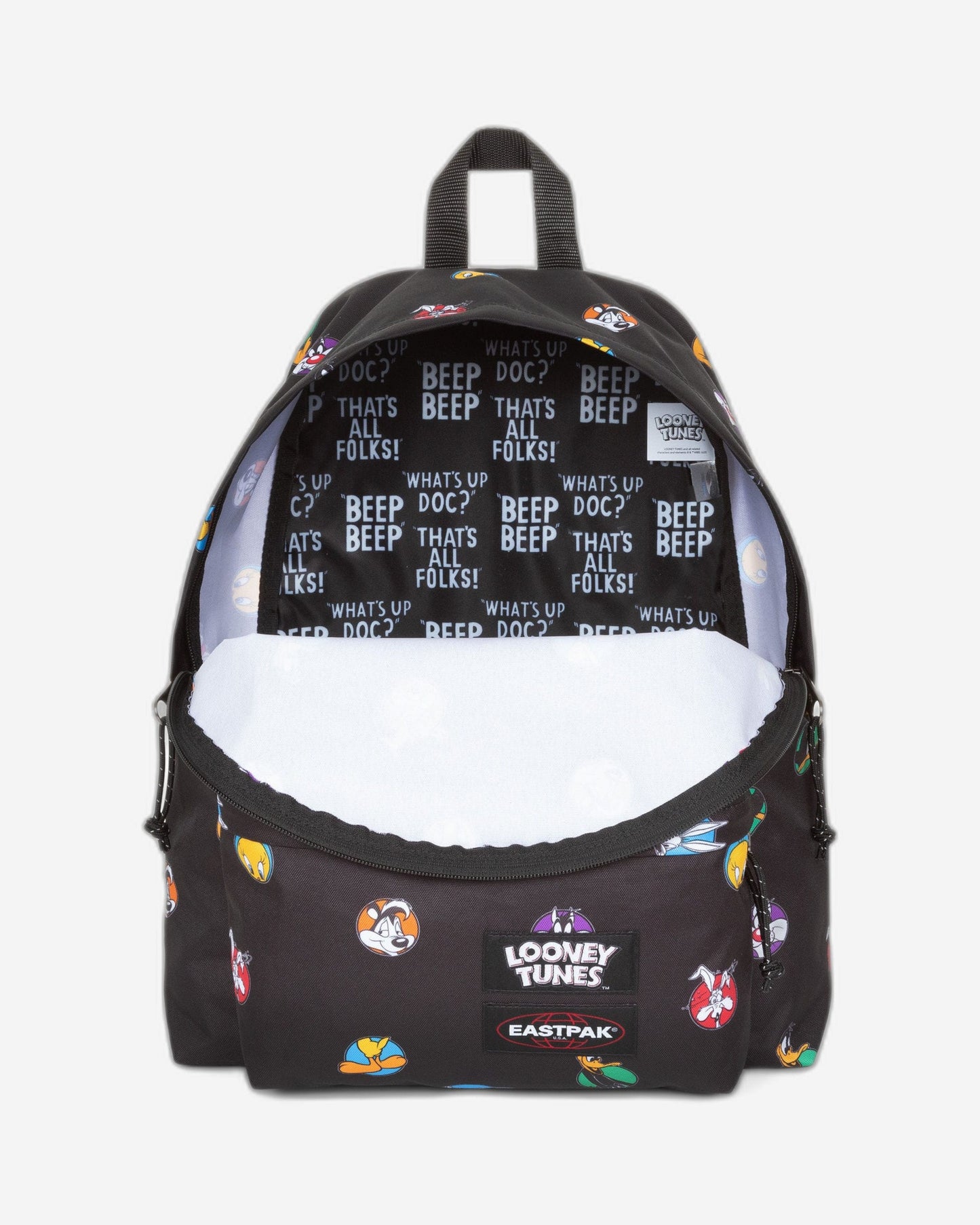 Eastpak Padded Pak'R Looney Tunes Black Medium Backpack