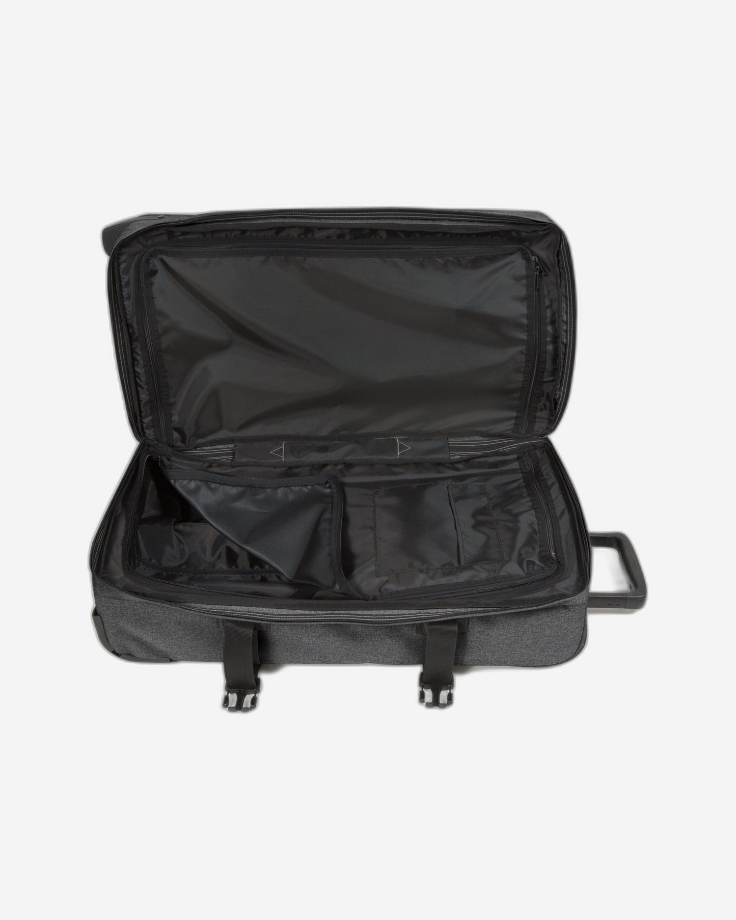 Eastpak Tranverz M Black Denim Medium Wheeled Luggage - EK00062L77H