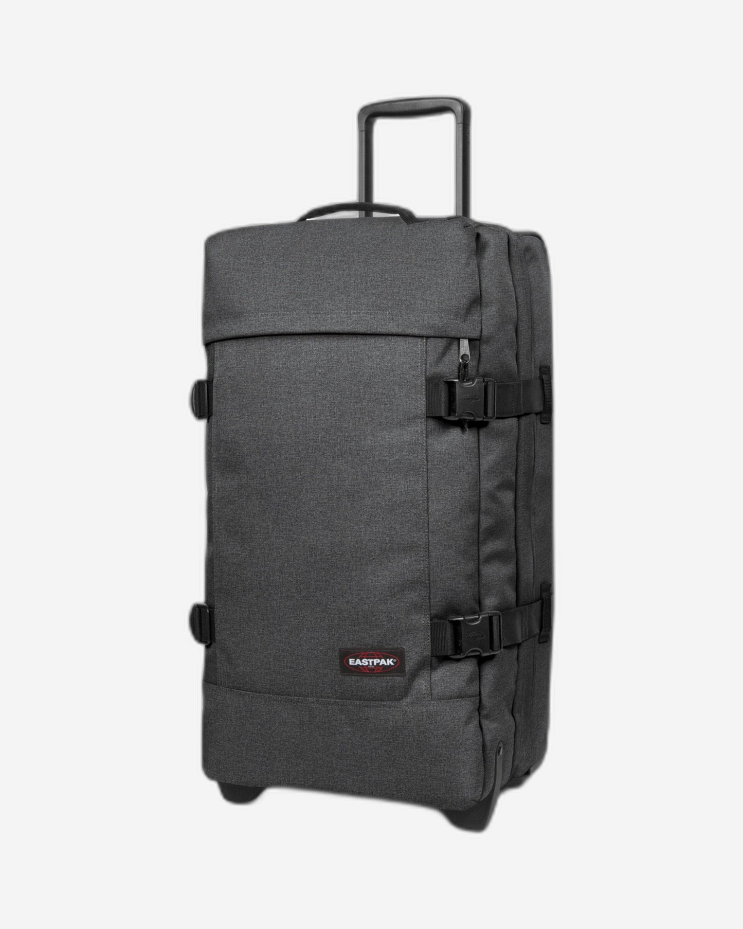 Eastpak Tranverz M Black Denim Medium Wheeled Luggage - EK00062L77H