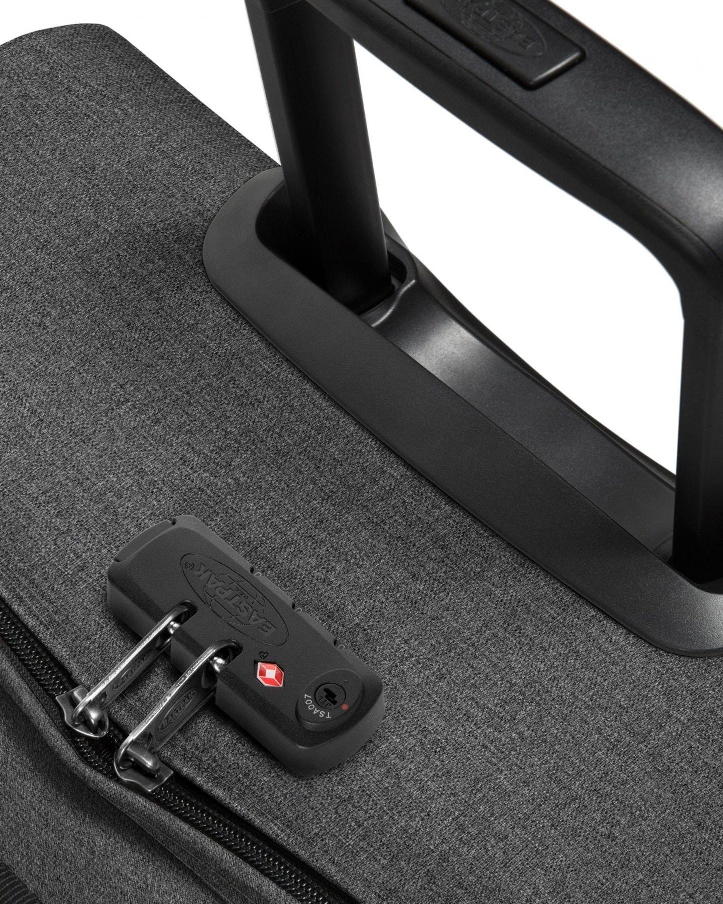 Eastpak Tranverz M Black Denim Medium Wheeled Luggage - EK00062L77H