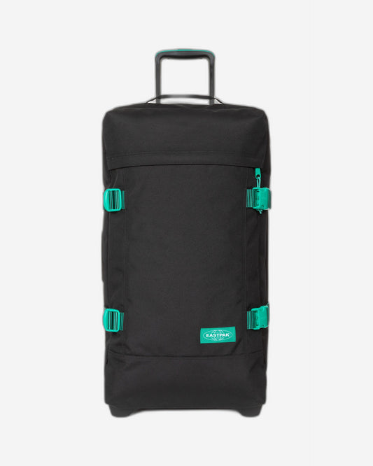 Eastpak Tranverz M Kontrast Stripe Black Medium Wheeled Luggage - EK00062L9J41
