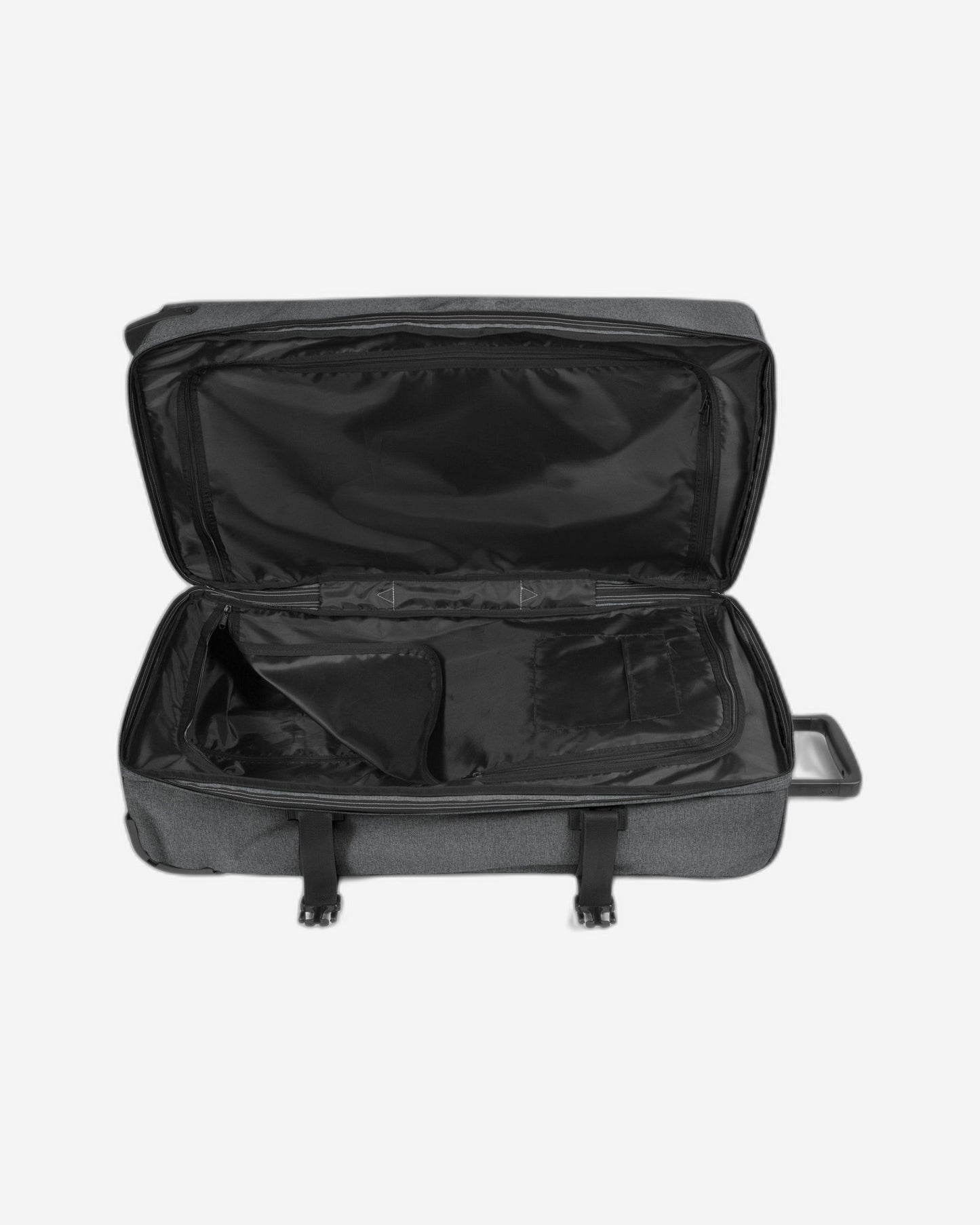 Eastpak Tranverz L Black Denim Large Wheeled Luggage - EK00063L77H