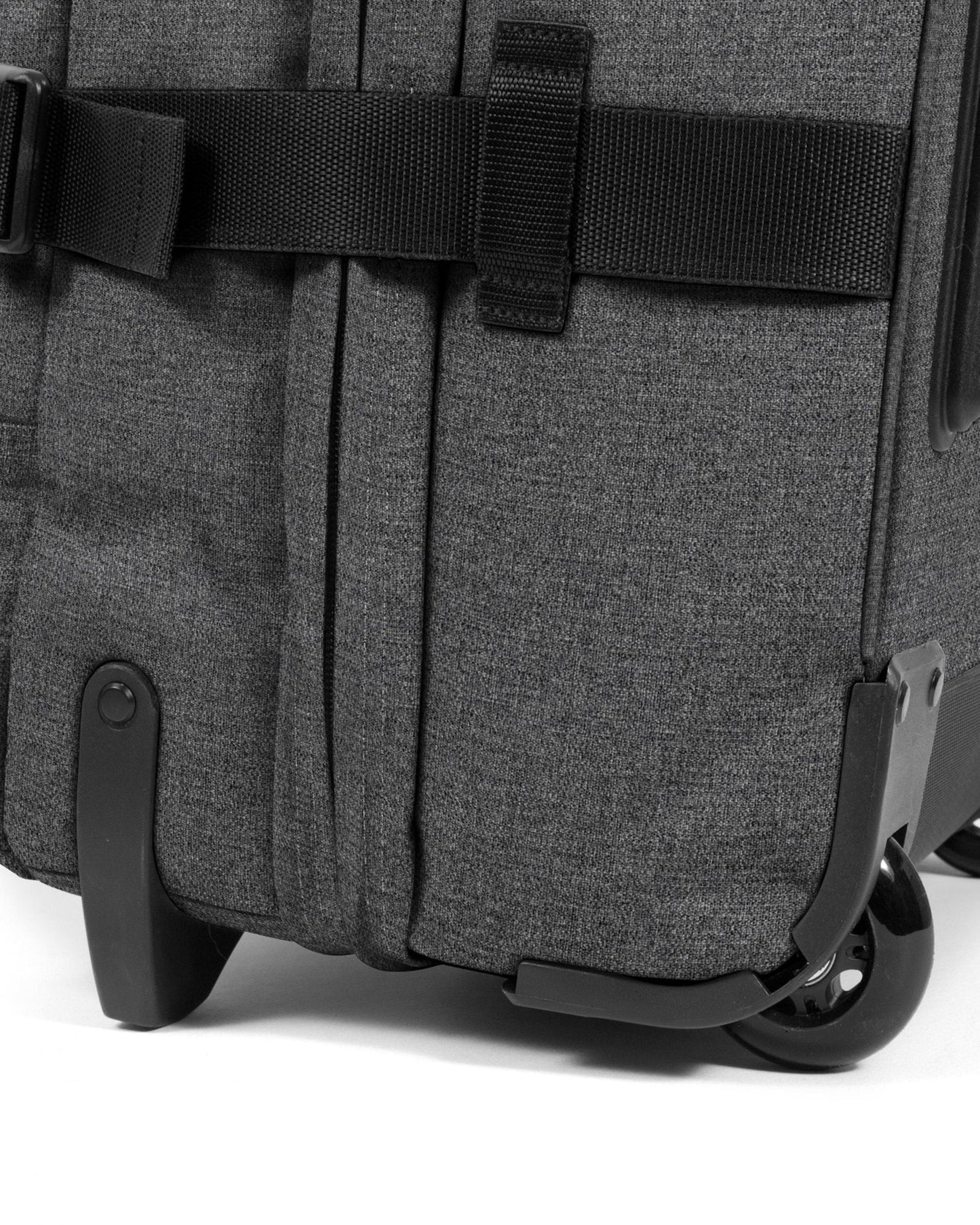 Eastpak Tranverz L Black Denim Large Wheeled Luggage - EK00063L77H