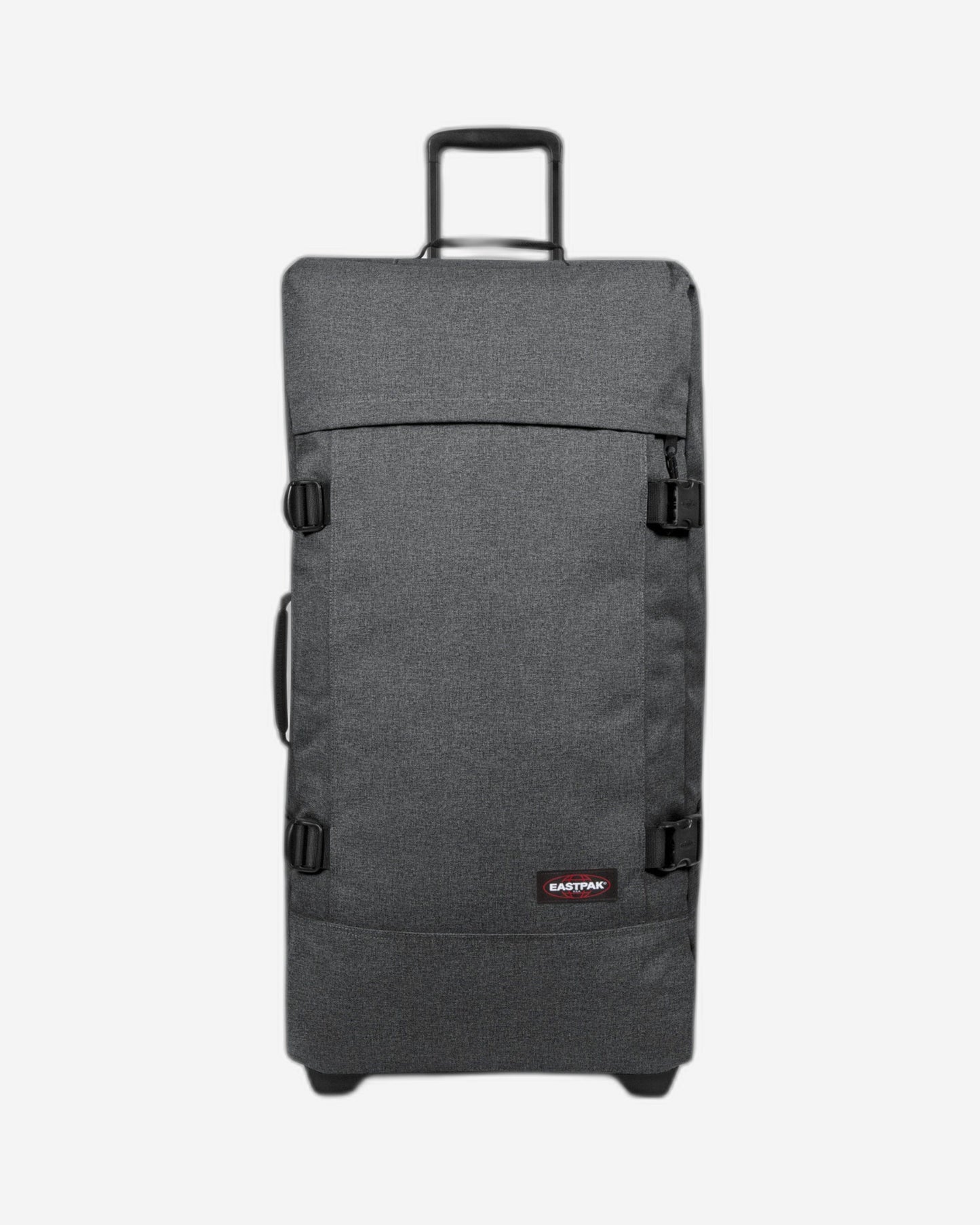 Eastpak Tranverz L Black Denim Large Wheeled Luggage - EK00063L77H