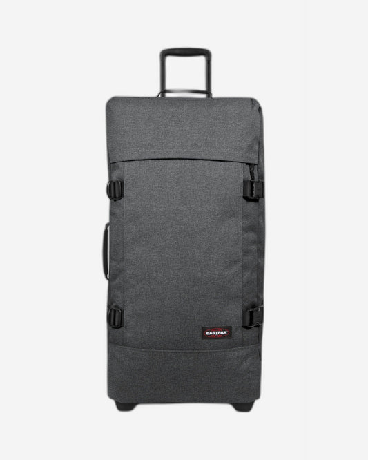 Eastpak Tranverz L Black Denim Large Wheeled Luggage - EK00063L77H