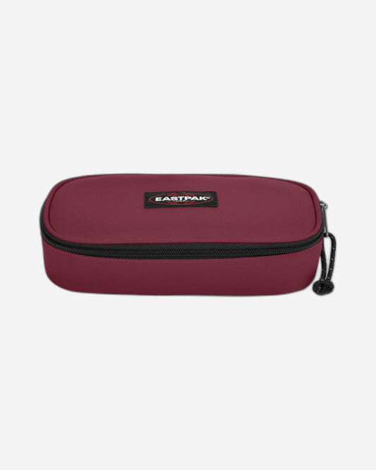 Eastpak Oval Single Bushy Burgundy Large Hard Pencil Case - EK0007172A9