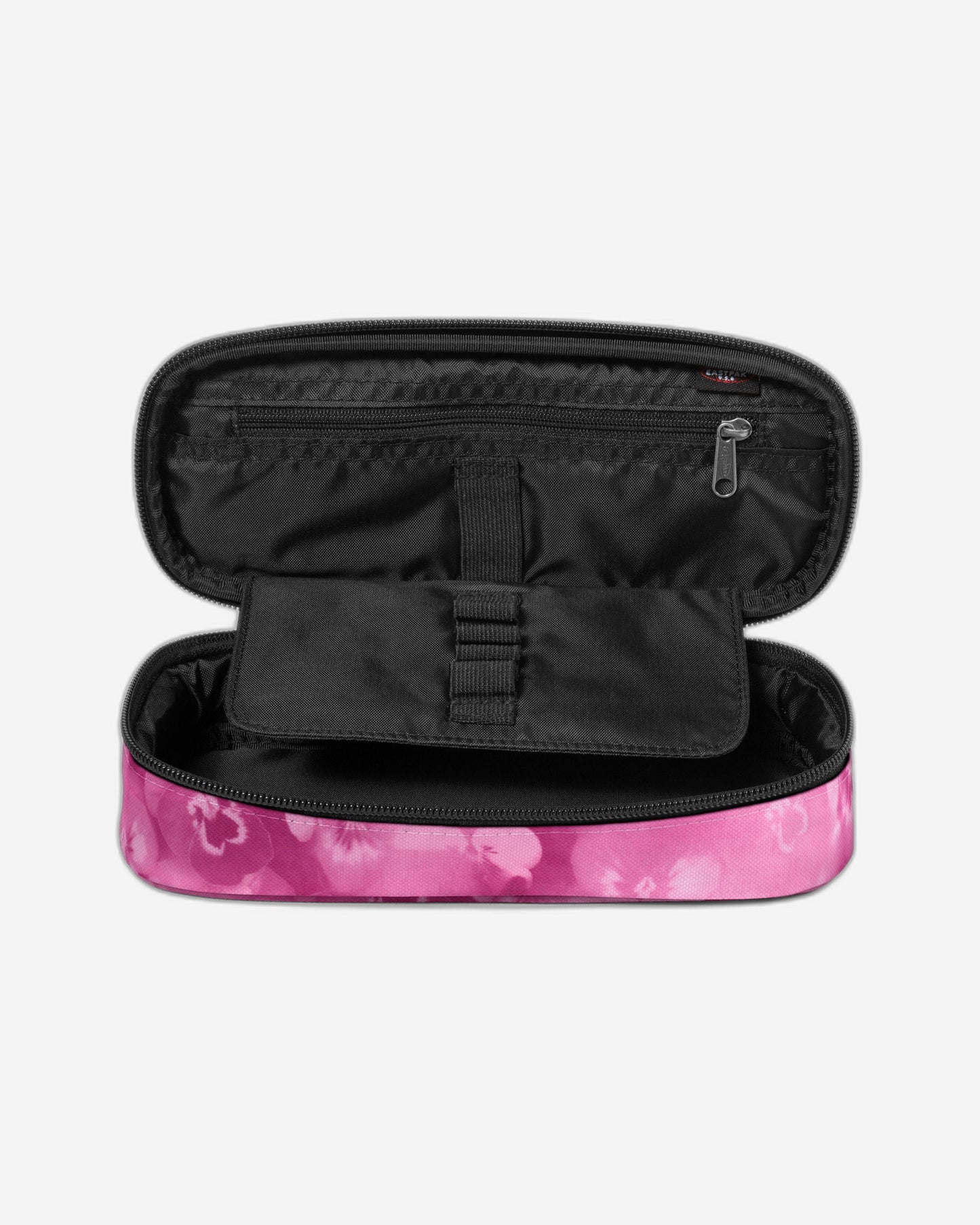 Eastpak Oval Single Flowerblur Pink Hard Pencil Case