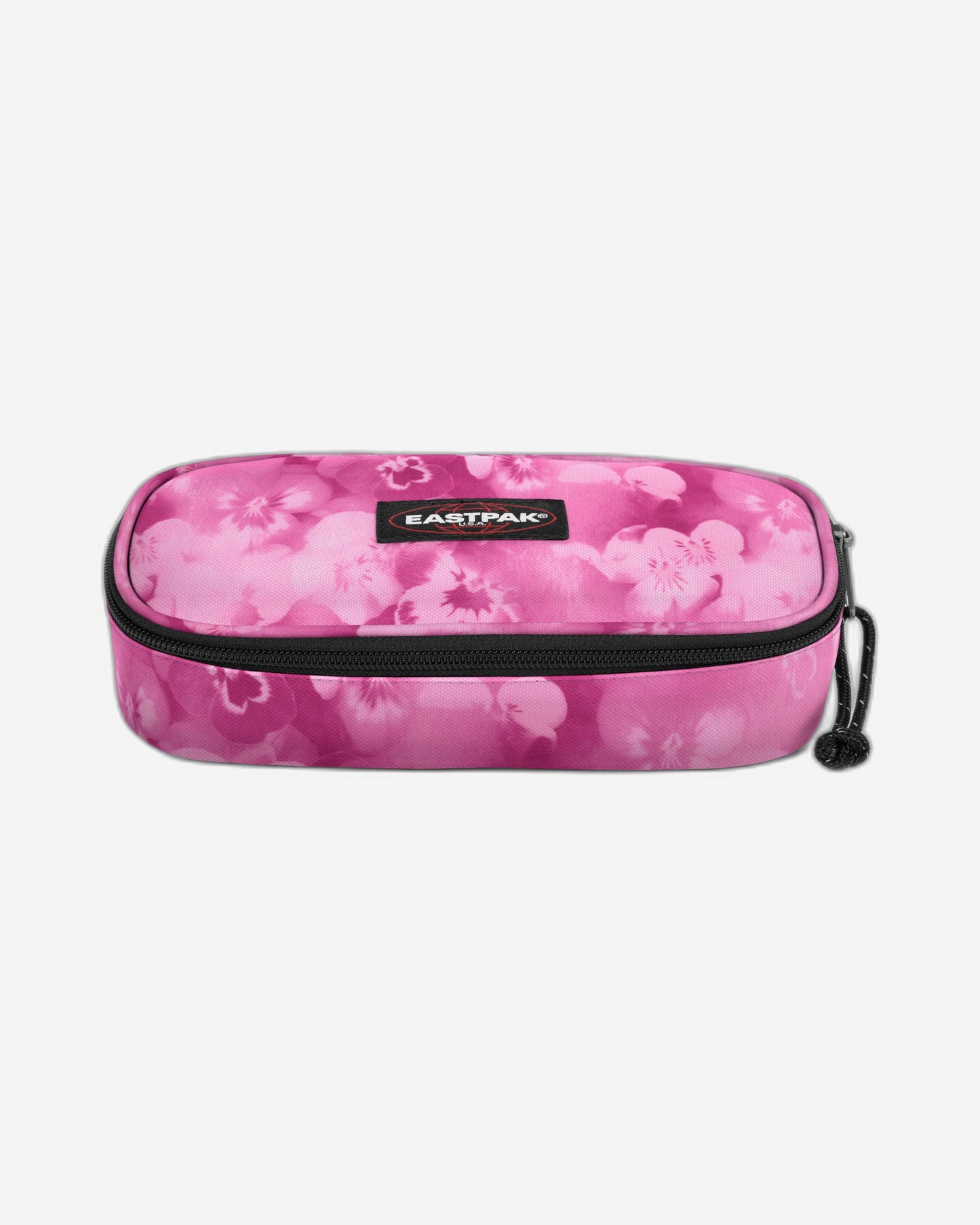Eastpak Oval Single Flowerblur Pink Hard Pencil Case