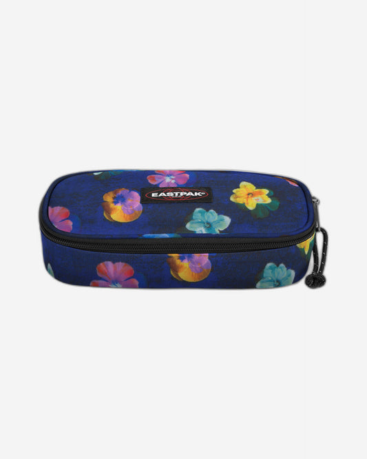 Eastpak Oval Single Flowerblur Navy Hard Pencil Case - EK0007172O41