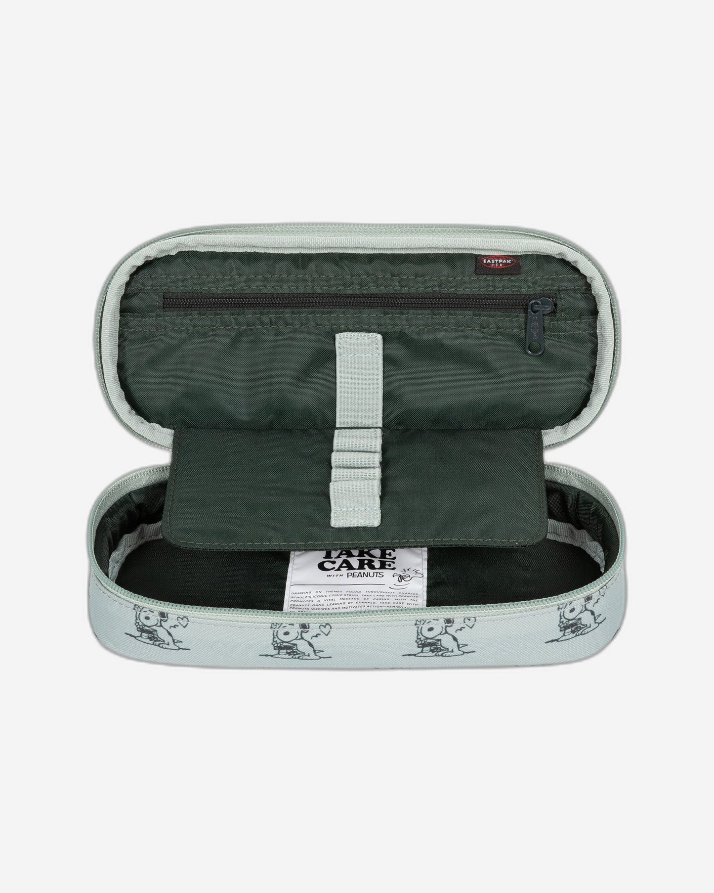 Eastpak Oval Single Peanuts Mint Hard Pencil Case