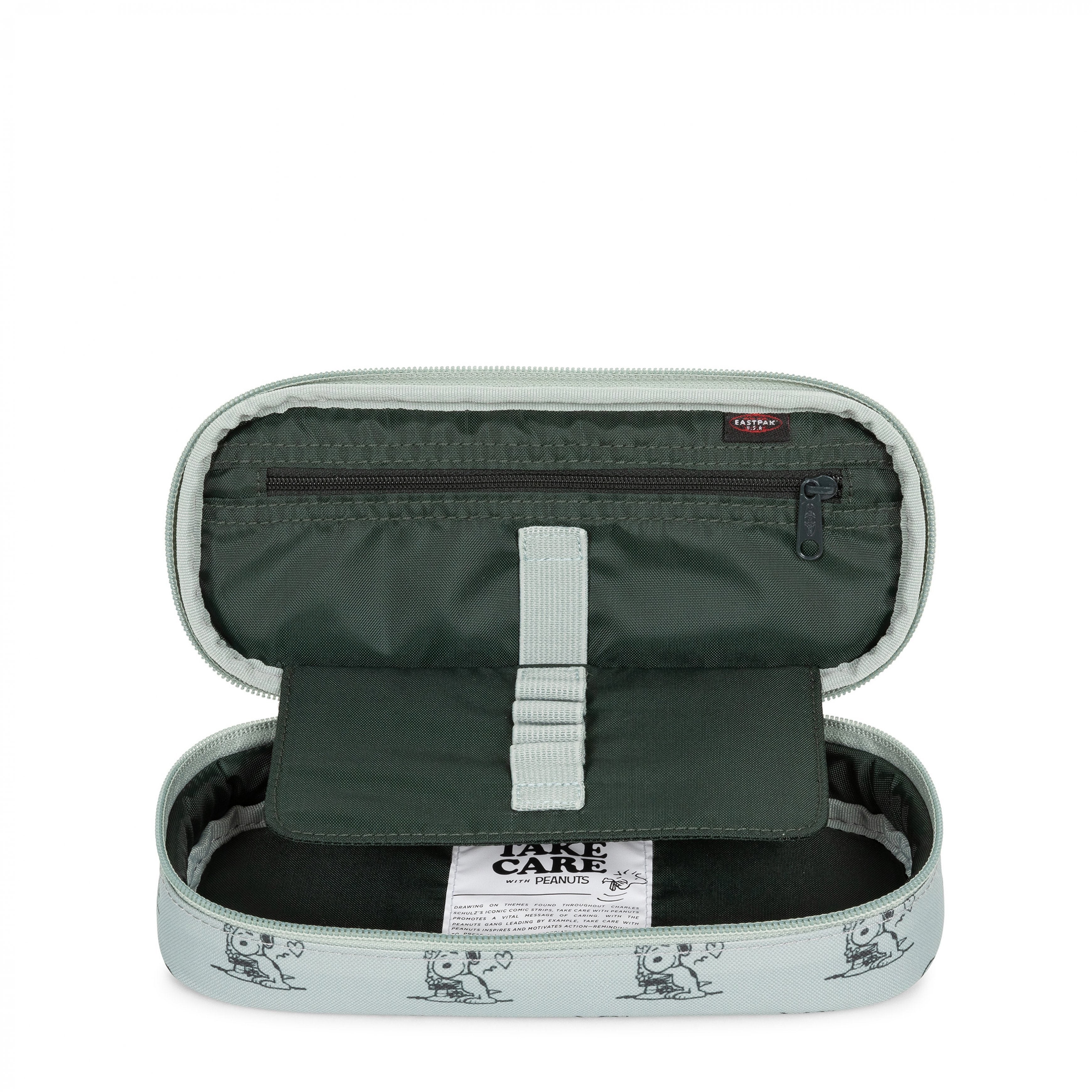 Eastpak Oval Single Peanuts Mint Hard Pencil Case - EK0007176O81
