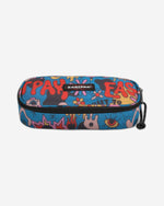 Eastpak Oval Single Doodle Blue Large Hard Pencil Case - EK0007177D7
