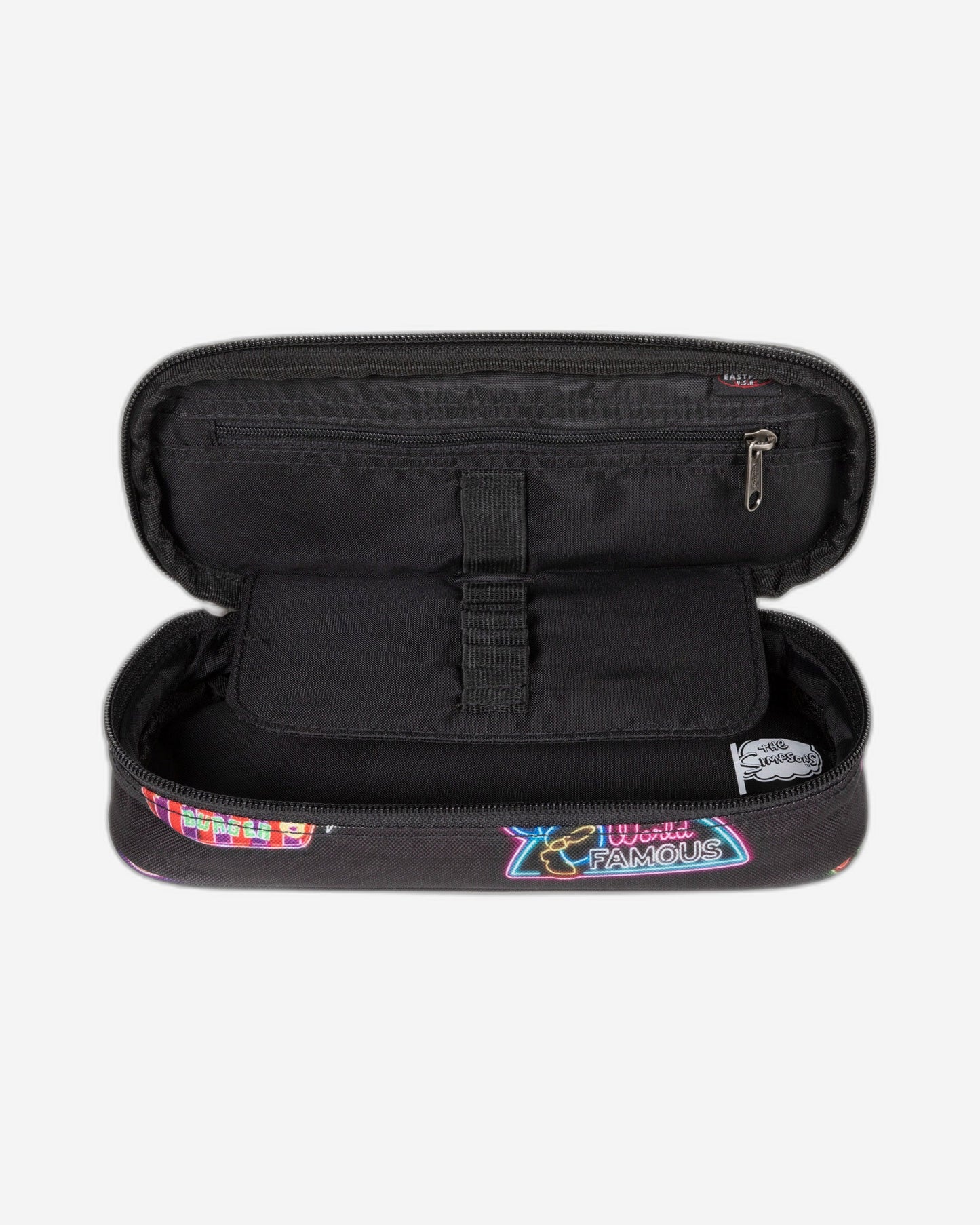 Eastpak Oval Single Simpsons Neon Print Large Hard Pencil Case