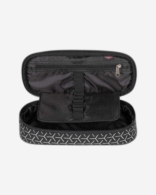 Eastpak Oval Single Refleks Metal Black Large Hard Pencil Case - EK0007178D8