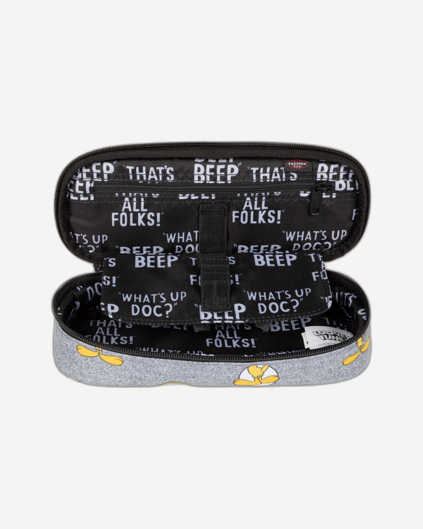 Eastpak Oval Single Tweety Grey Large Hard Pencil Case