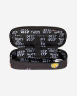 Eastpak Oval Single Looney Tunes Black Large Hard Pencil Case - EK0007178J81