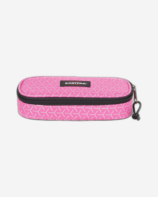 Eastpak Oval Single Refleks Metal Pink Large Hard Pencil Case - EK0007179D1