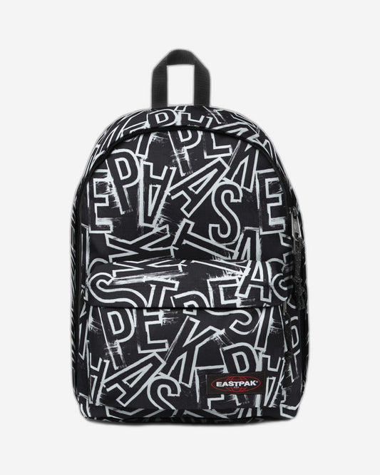 Eastpak Out Of Office Ep Lettersblack Medium Backpack with laptop protection - EK0007672O01