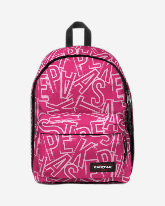 Eastpak Out Of Office Ep Letterspink Medium Backpack with laptop protection - EK0007672O21
