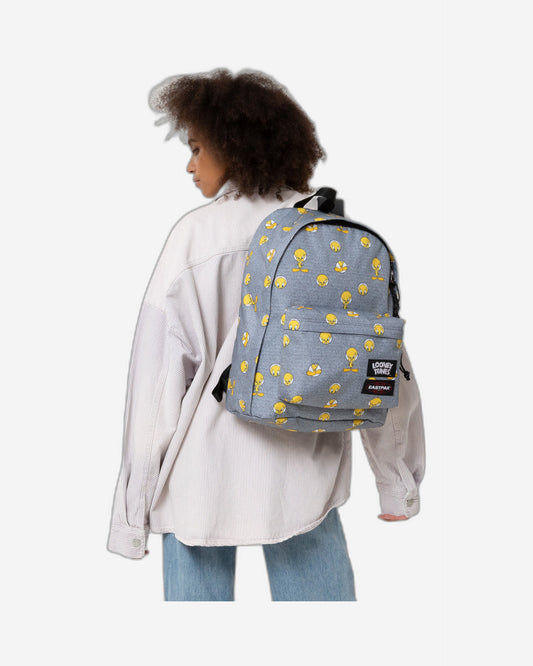 Eastpak Out Of Office Tweety Grey Medium Backpack - EK0007678J71