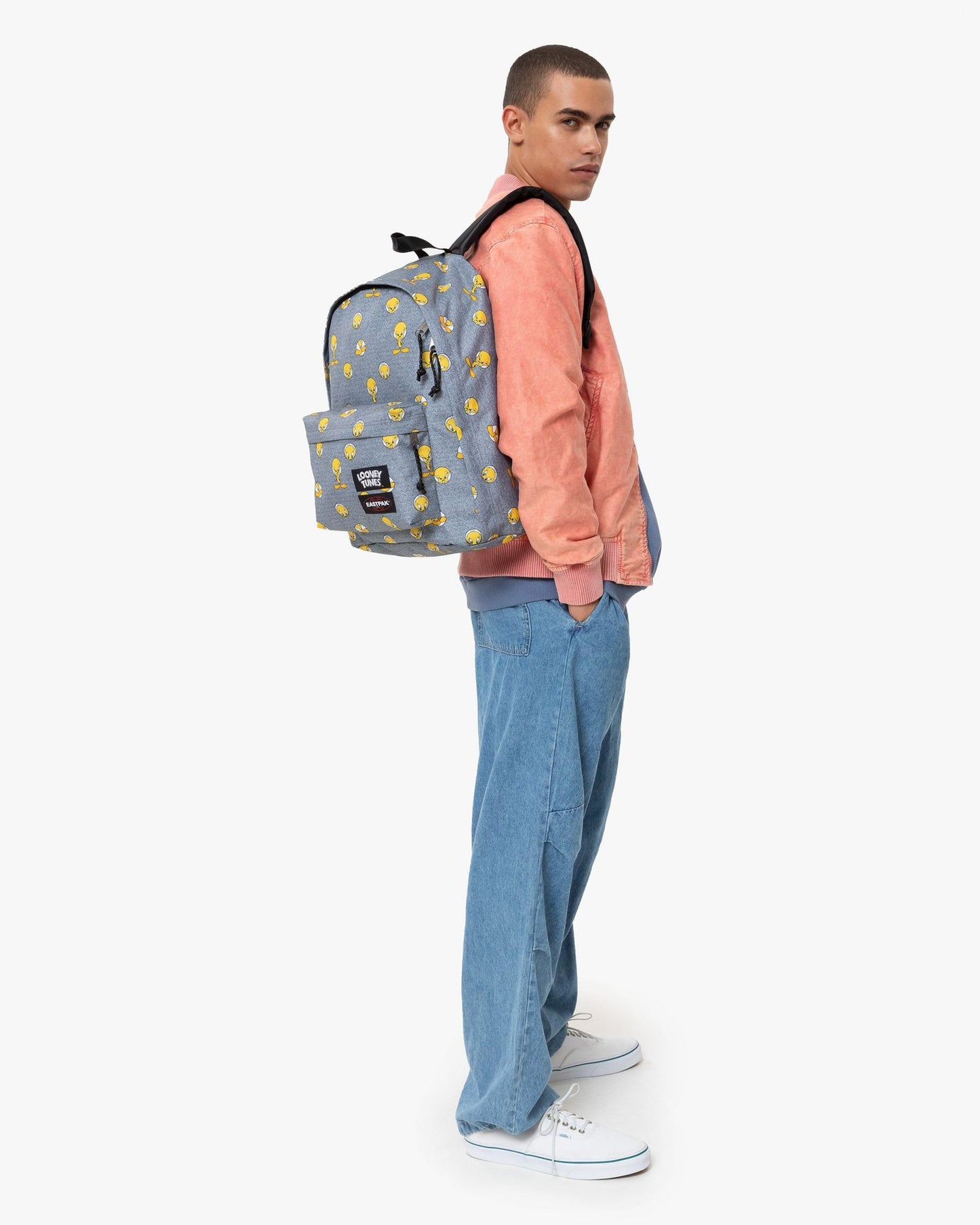 Eastpak Out Of Office Tweety Grey Medium Backpack