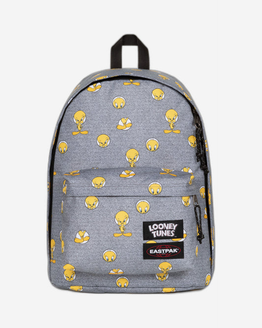 Eastpak Out Of Office Tweety Grey Medium Backpack - EK0007678J71