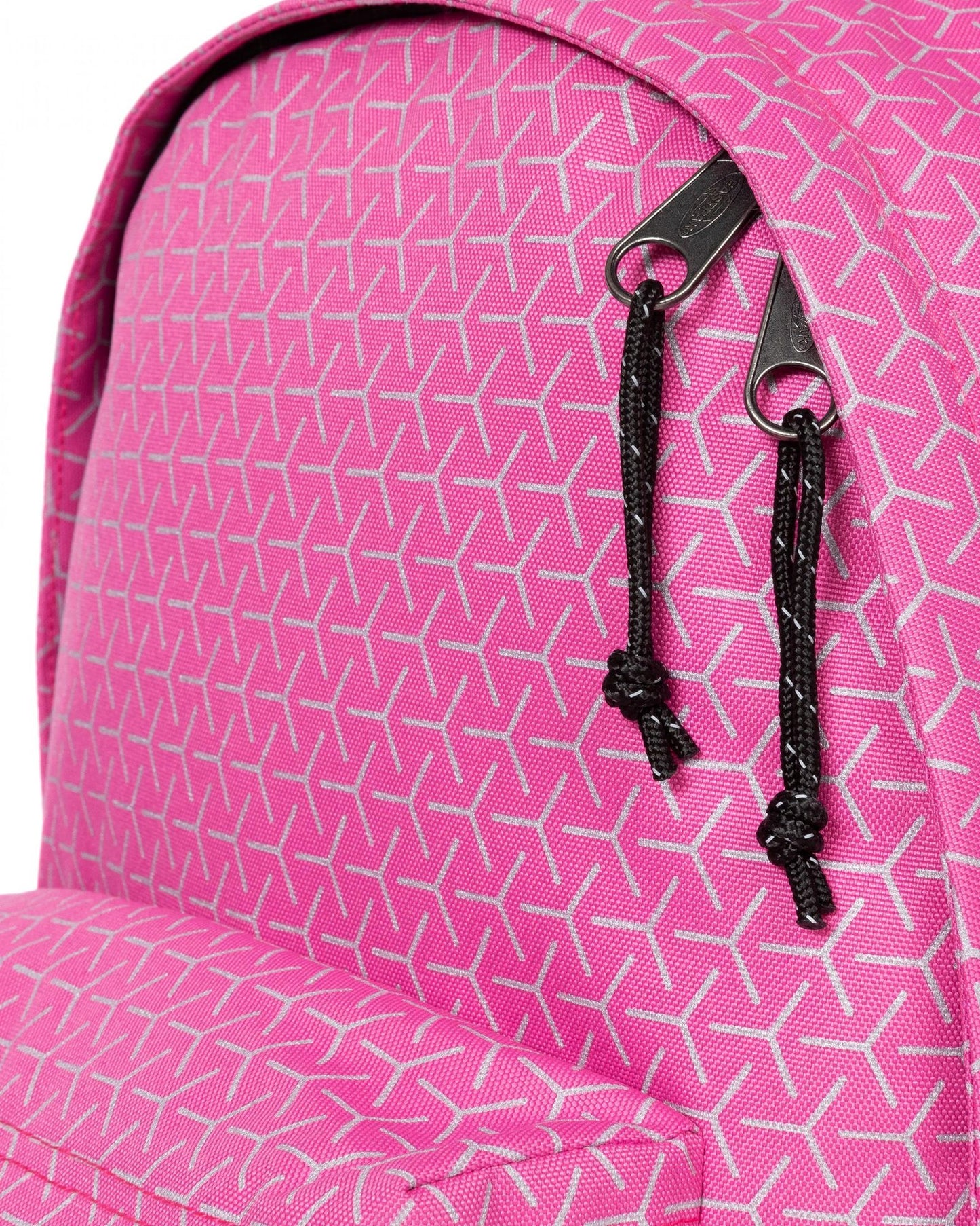 Eastpak Out Of Office Refleks Metal Pink Medium Backpack - EK0007679D1
