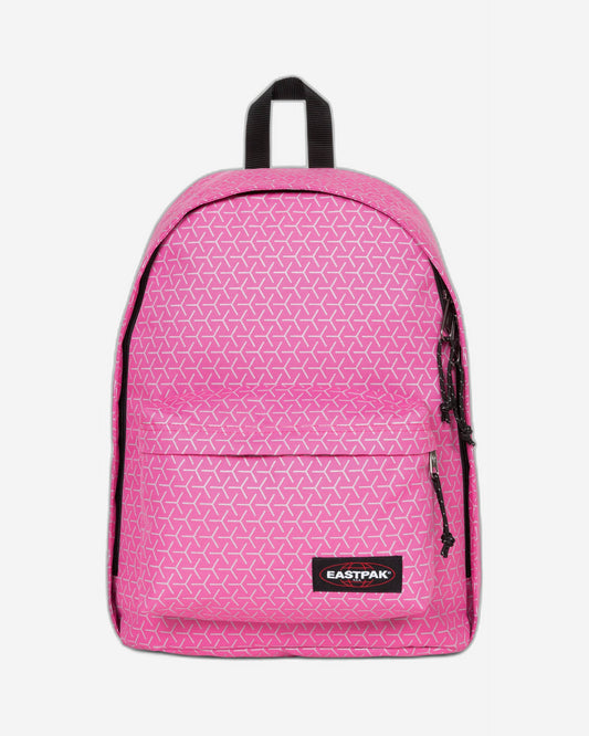 Eastpak Out Of Office Refleks Metal Pink Medium Backpack - EK0007679D1