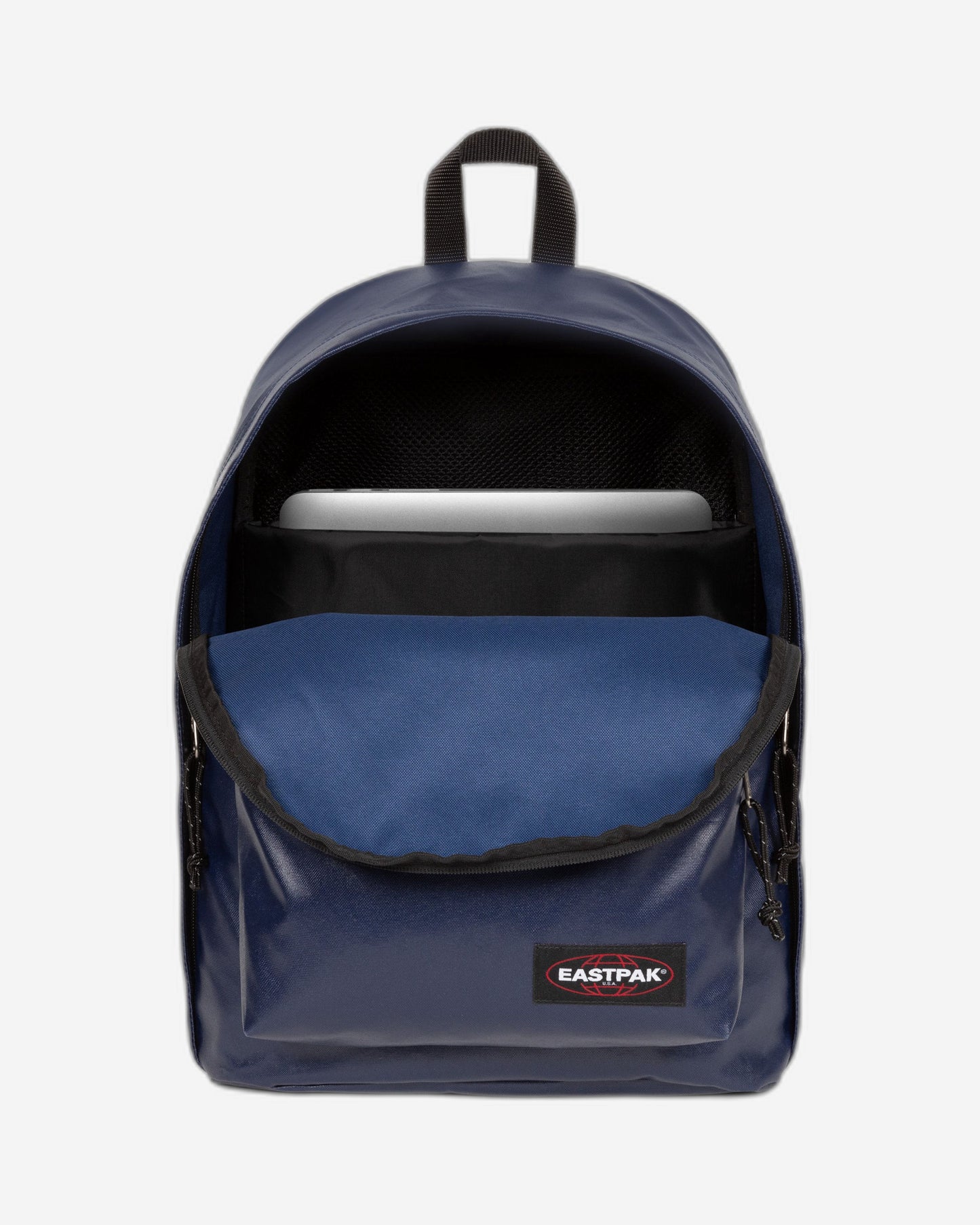 Eastpak Out Of Office Glossy Navy Medium Backpack - EK0007679J81