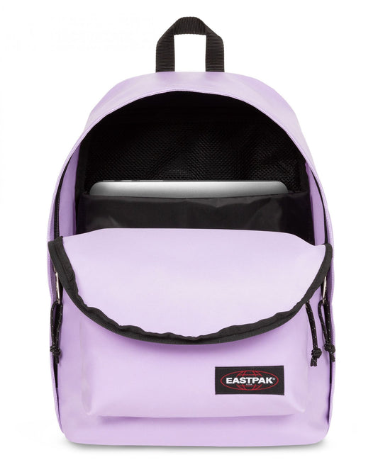 Eastpak Out Of Office Glossy Lilac Medium Backpack - EK0007679J91