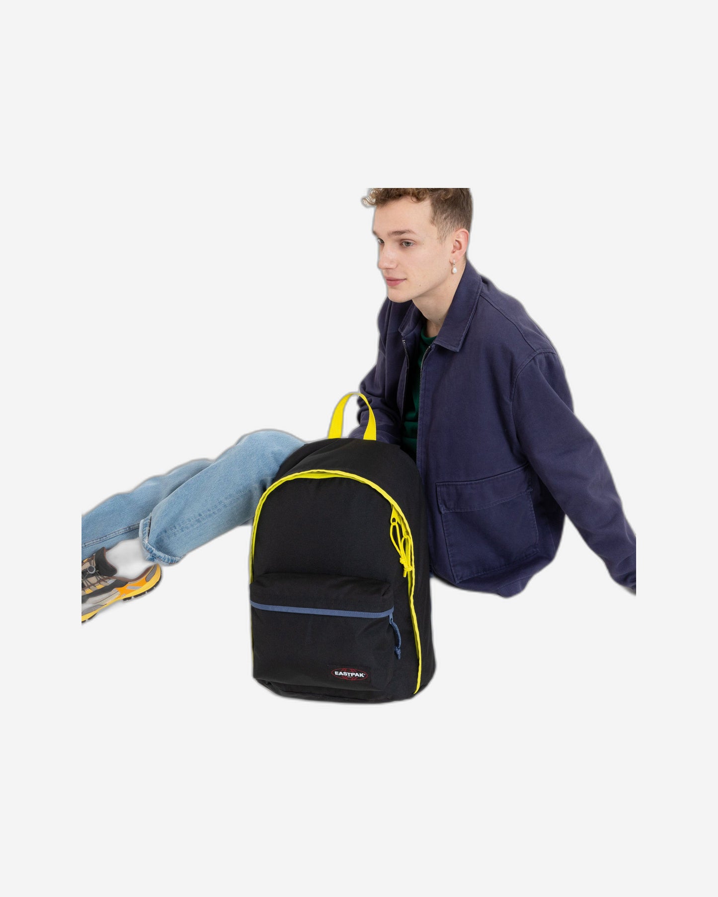 Eastpak Out Of Office Kontrast Lime Pilot Medium Backpack - EK000767U681