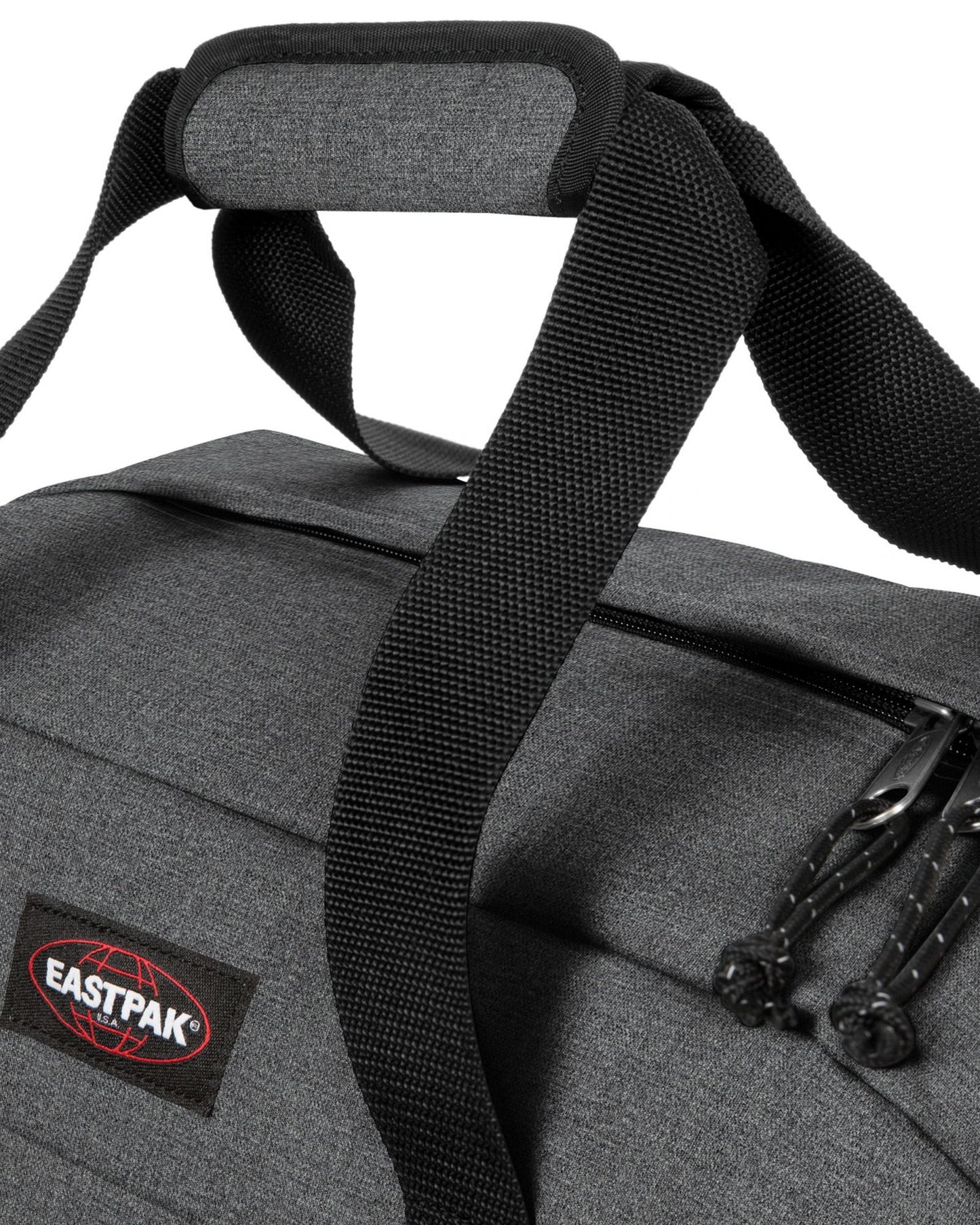 Eastpak Stand + Black Denim Small Duffle Bag