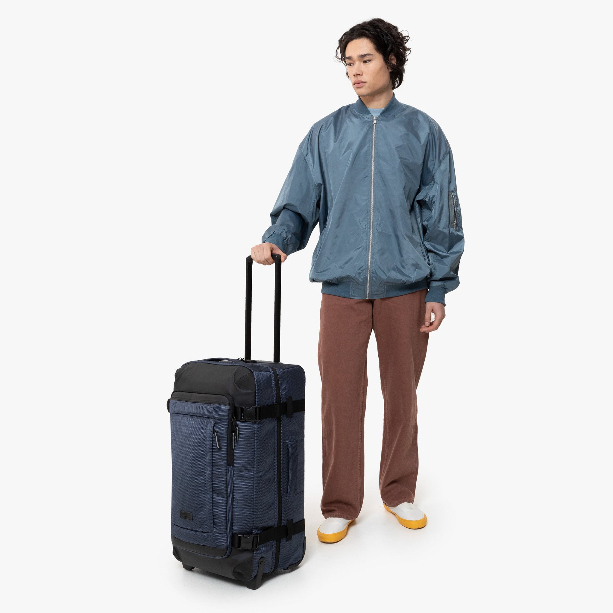 Eastpak Tranverz Cnnct M Cnnctaccmarine Medium Travel Trolley