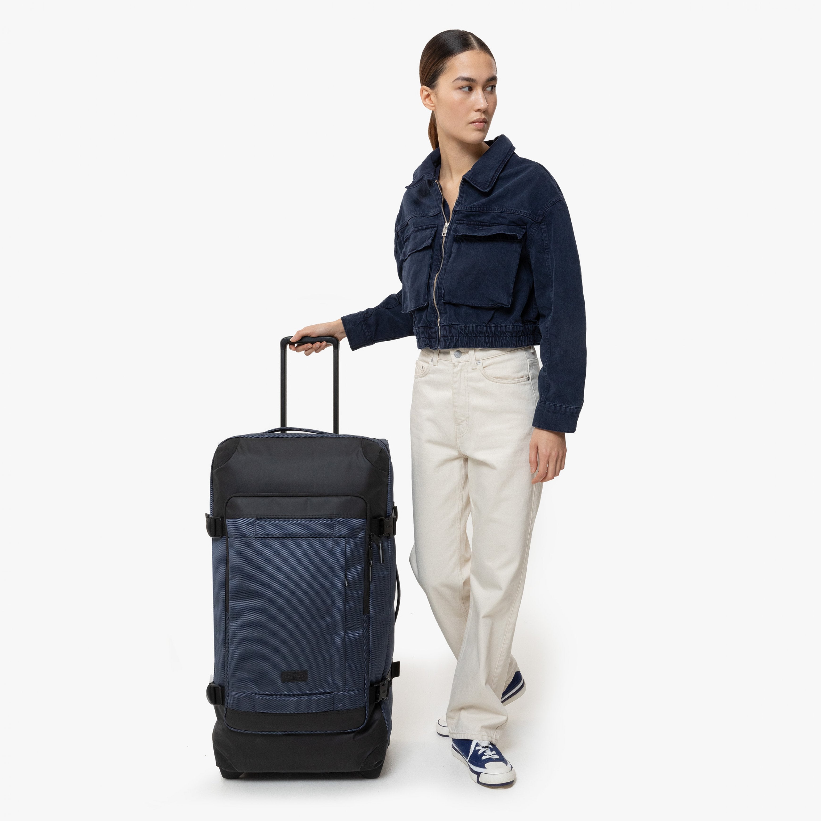 Eastpak Tranverz Cnnct L Cnnctaccmarine Large Travel Trolley