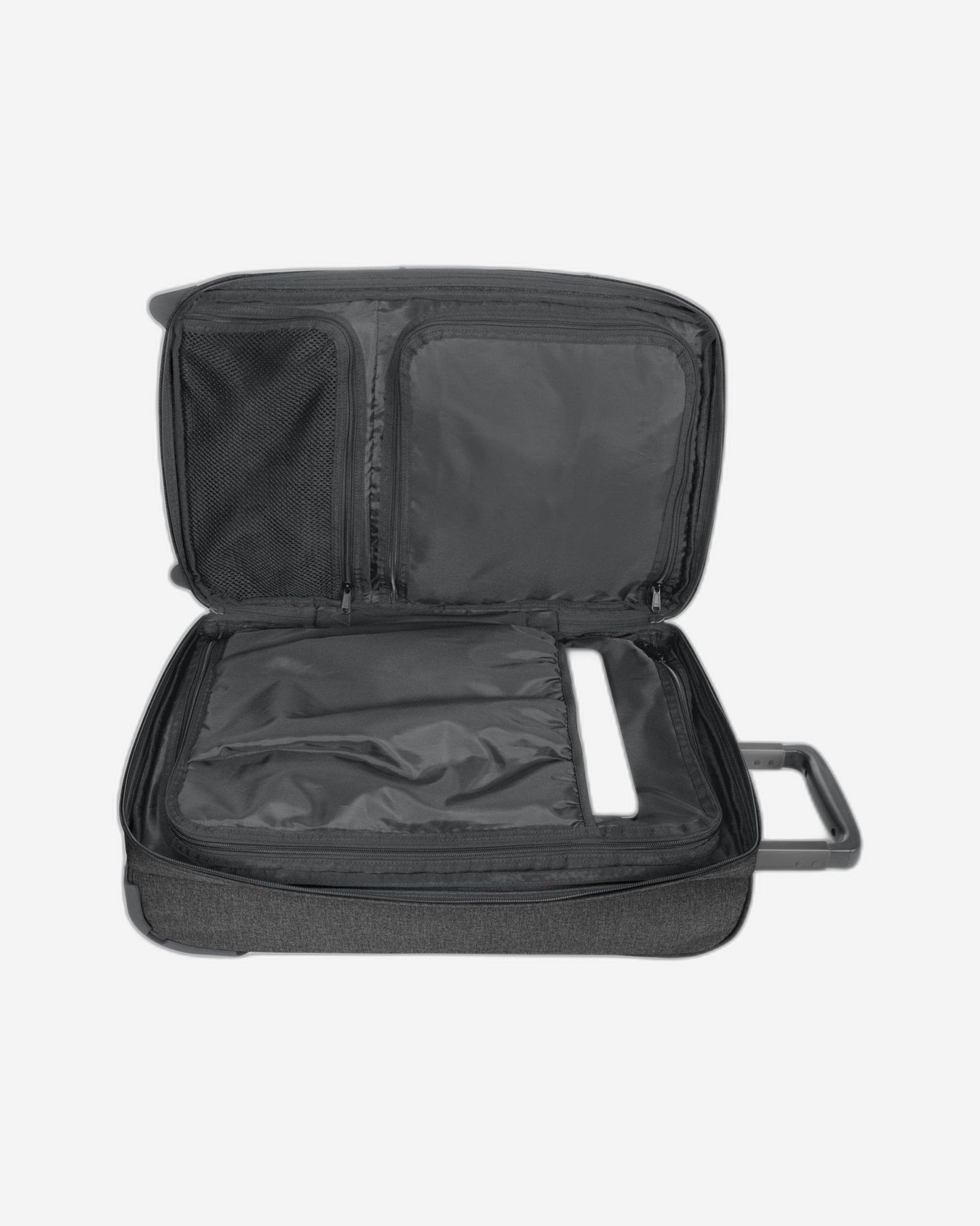 Eastpak Double Tranverz S Black Denim Cabin Sized Wheeled Luggage - EK0A5B8777H1