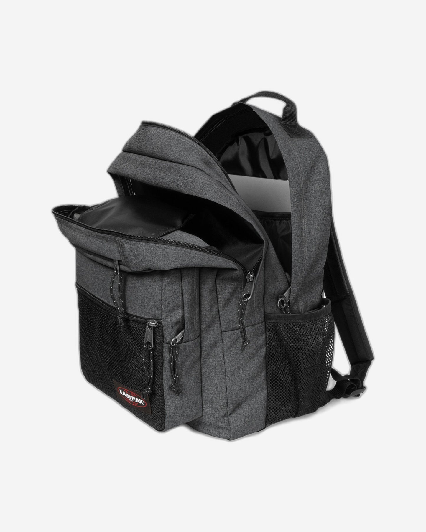 Eastpak Pinzip Black Denim Backpack