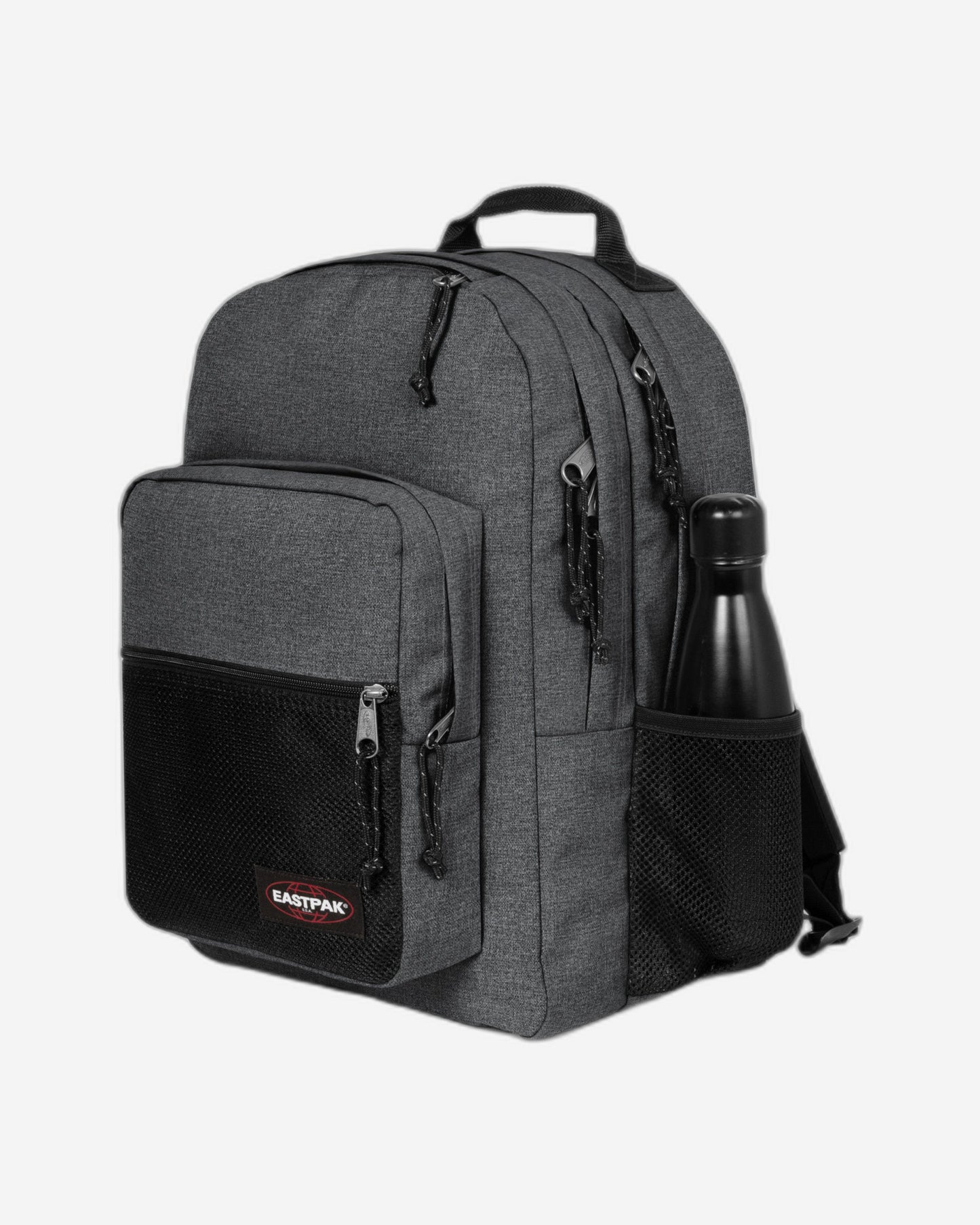 Eastpak Pinzip Black Denim Backpack