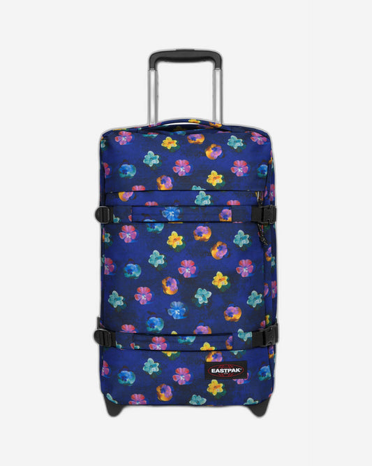 Eastpak Transit'R S Flowerblur Navy Small Soft Luggage - EK0A5BA72O41