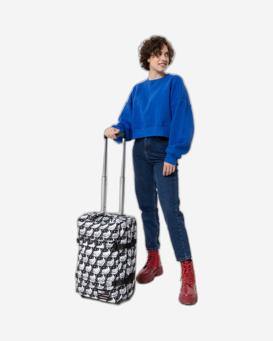 Eastpak Transit'R S Smiley Yy Black Small Soft Luggage - EK0A5BA75K21