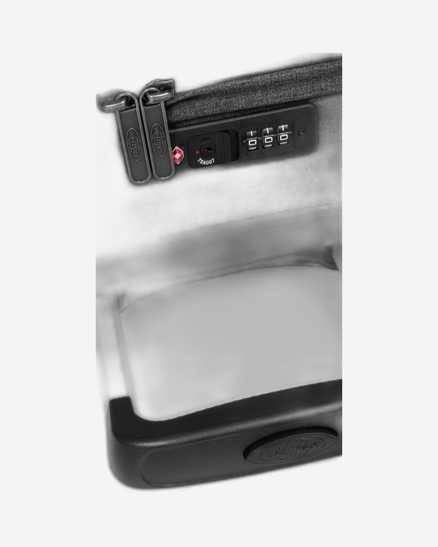 Eastpak Transit'R S Black Denim Small Soft Luggage