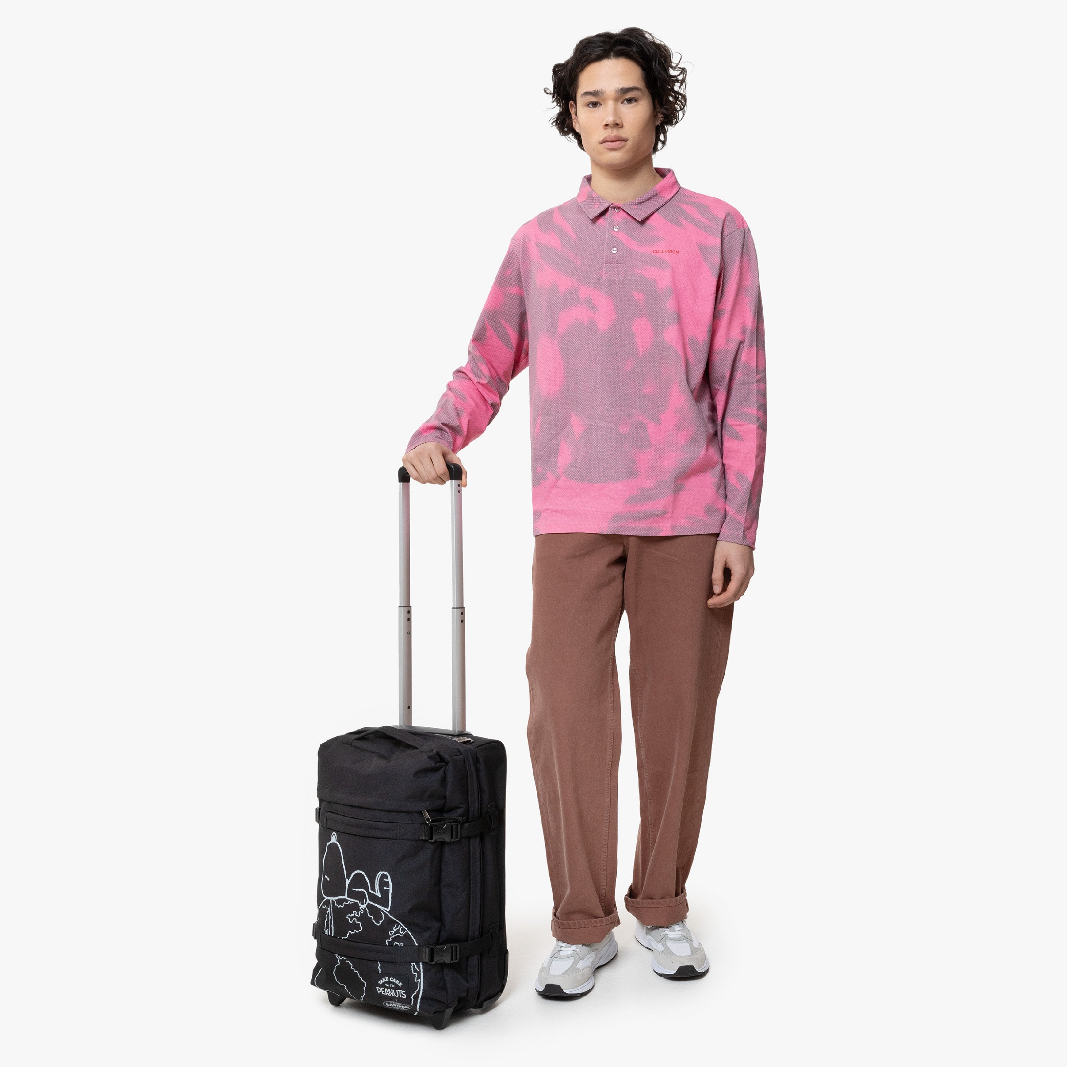 Eastpak Transit'R S Peanuts Placed Small Soft Luggage - EK0A5BA77O11