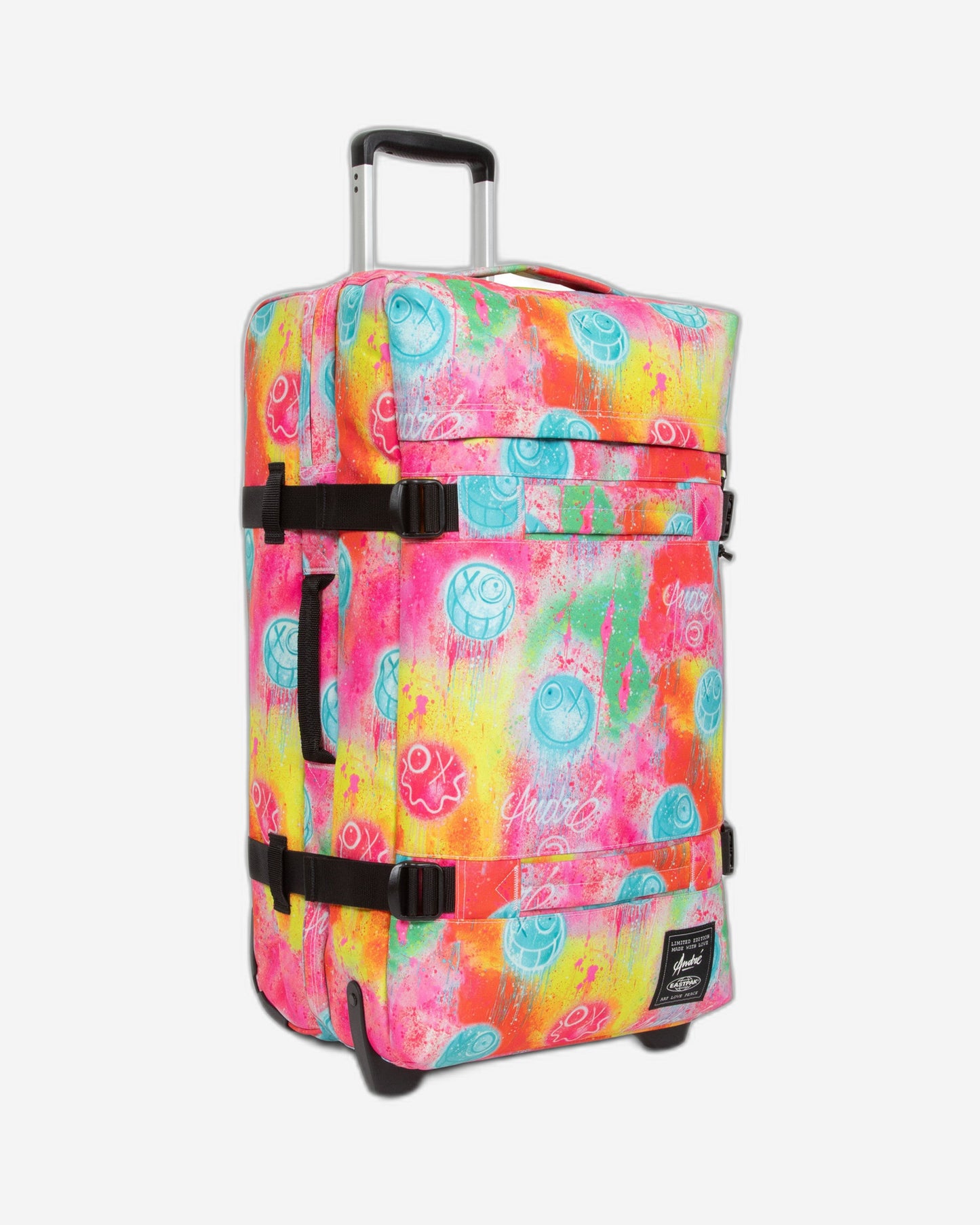 Eastpak Transit'R M Fluo Clouds Medium Soft Luggage