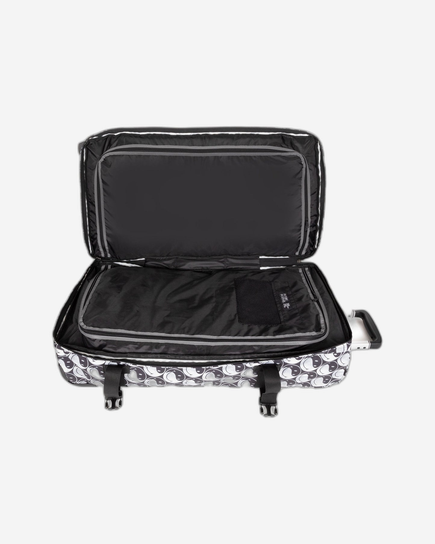 Eastpak Transit'R M Smiley Yy Black Medium Soft Luggage - EK0A5BA85K21